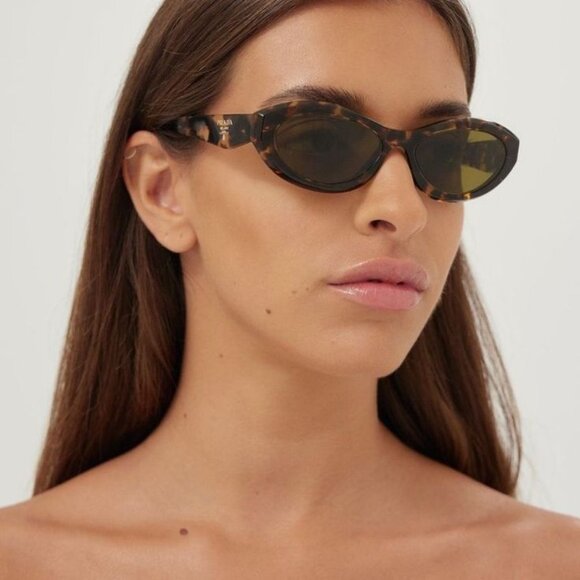 NWT PRADA SUNGLASSES HAVANA - Picture 1 of 5